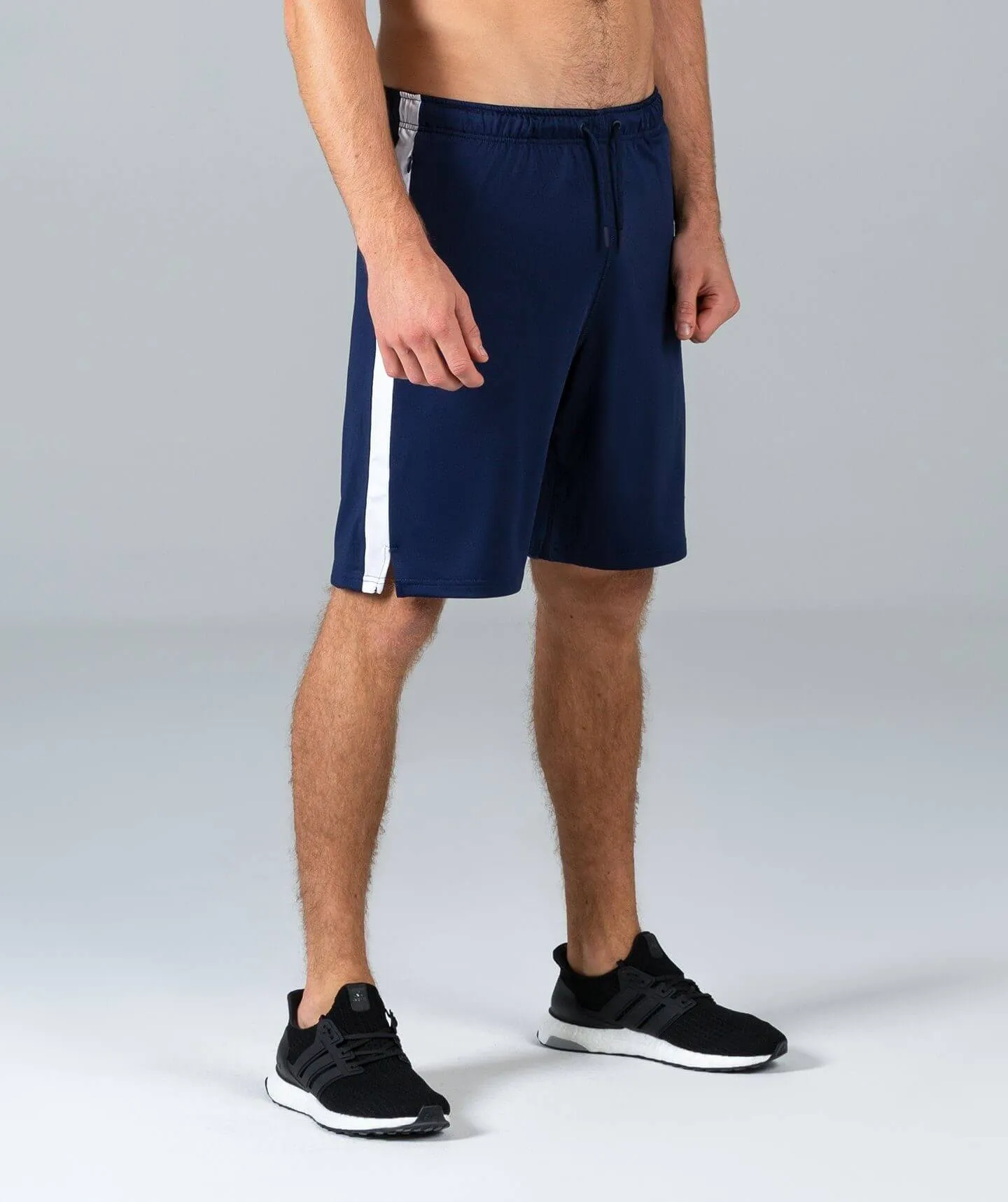 10 Inch Sports Shorts (Navy/White)