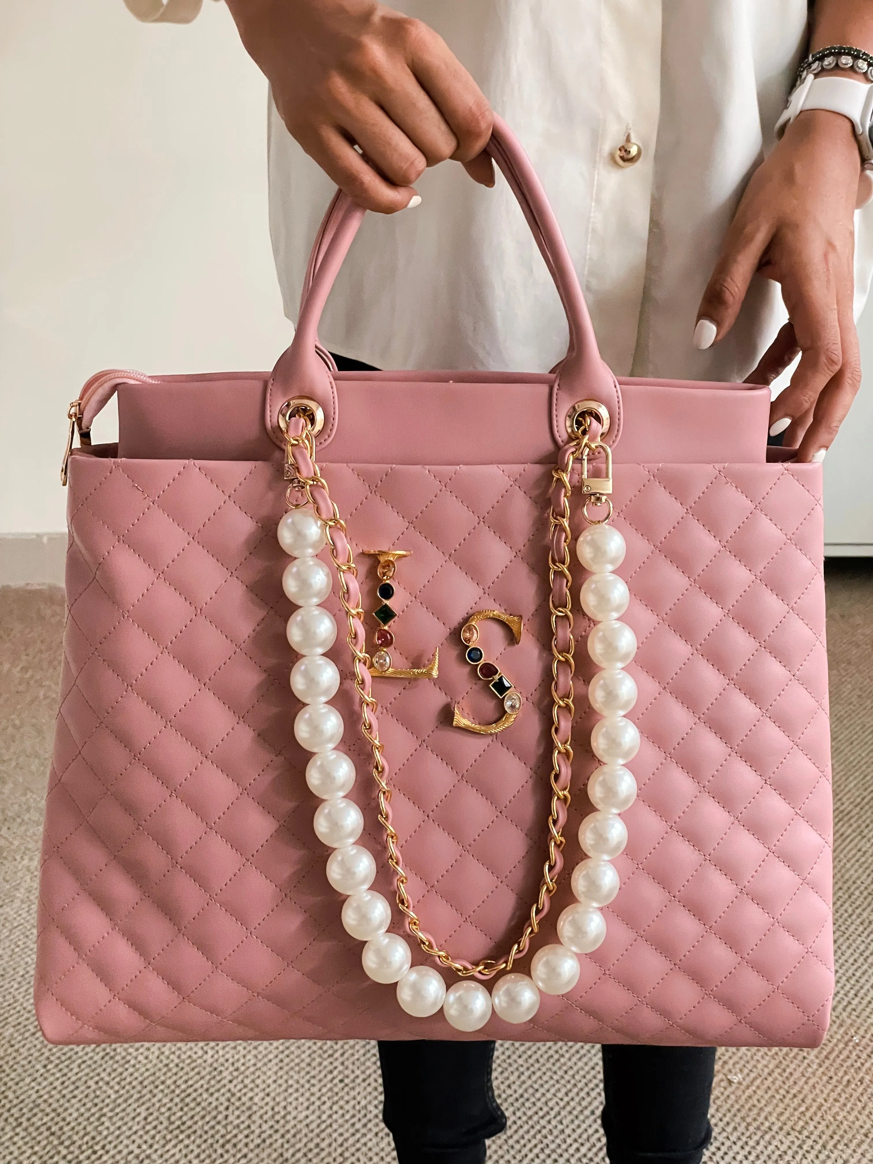 Alphabeto Rose Tote