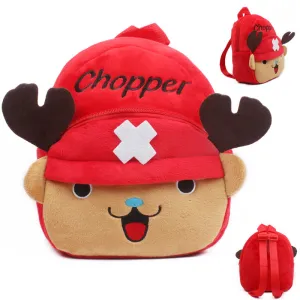 Baby mini school bag ONE PIECE Tony Tony Chopper children plush backpack toys for kindergarten kids boys girls schoolbag