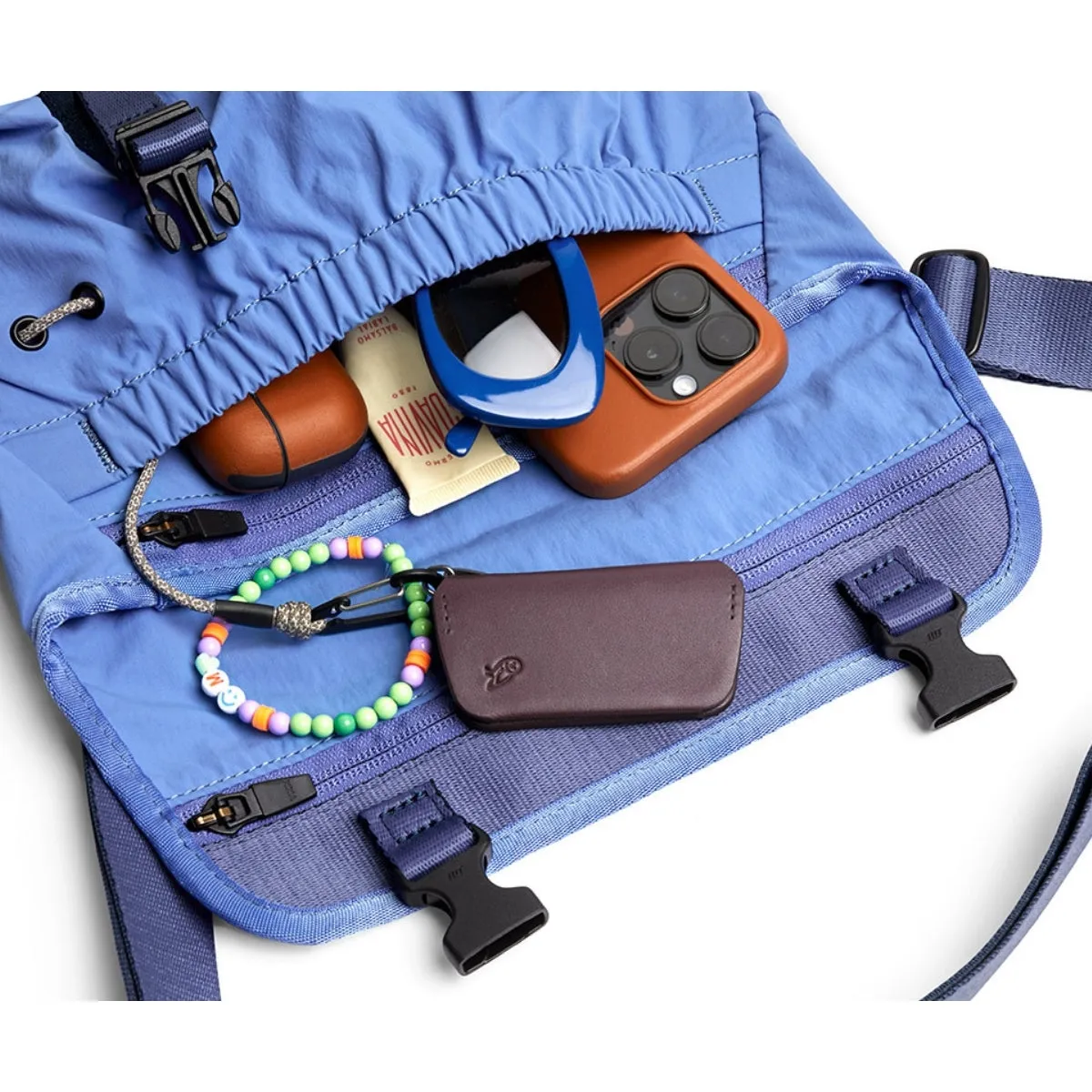 Bellroy Cinch Mini Messenger in Denim Blue