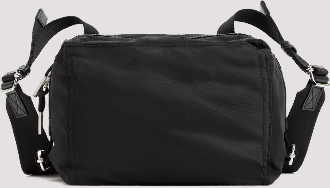 BLACK NYLON PANDORA BAG