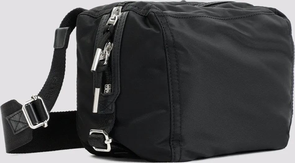 BLACK NYLON PANDORA BAG