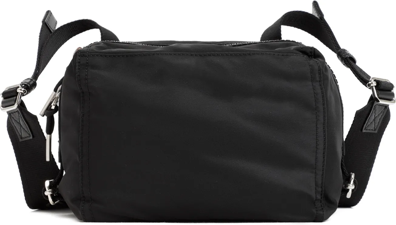 BLACK NYLON PANDORA BAG