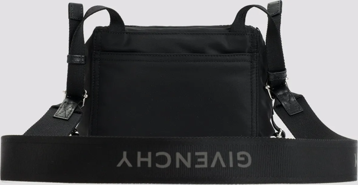 BLACK NYLON PANDORA BAG