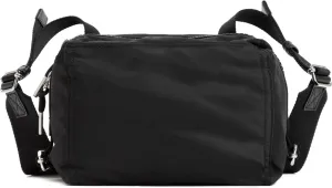 BLACK NYLON PANDORA BAG