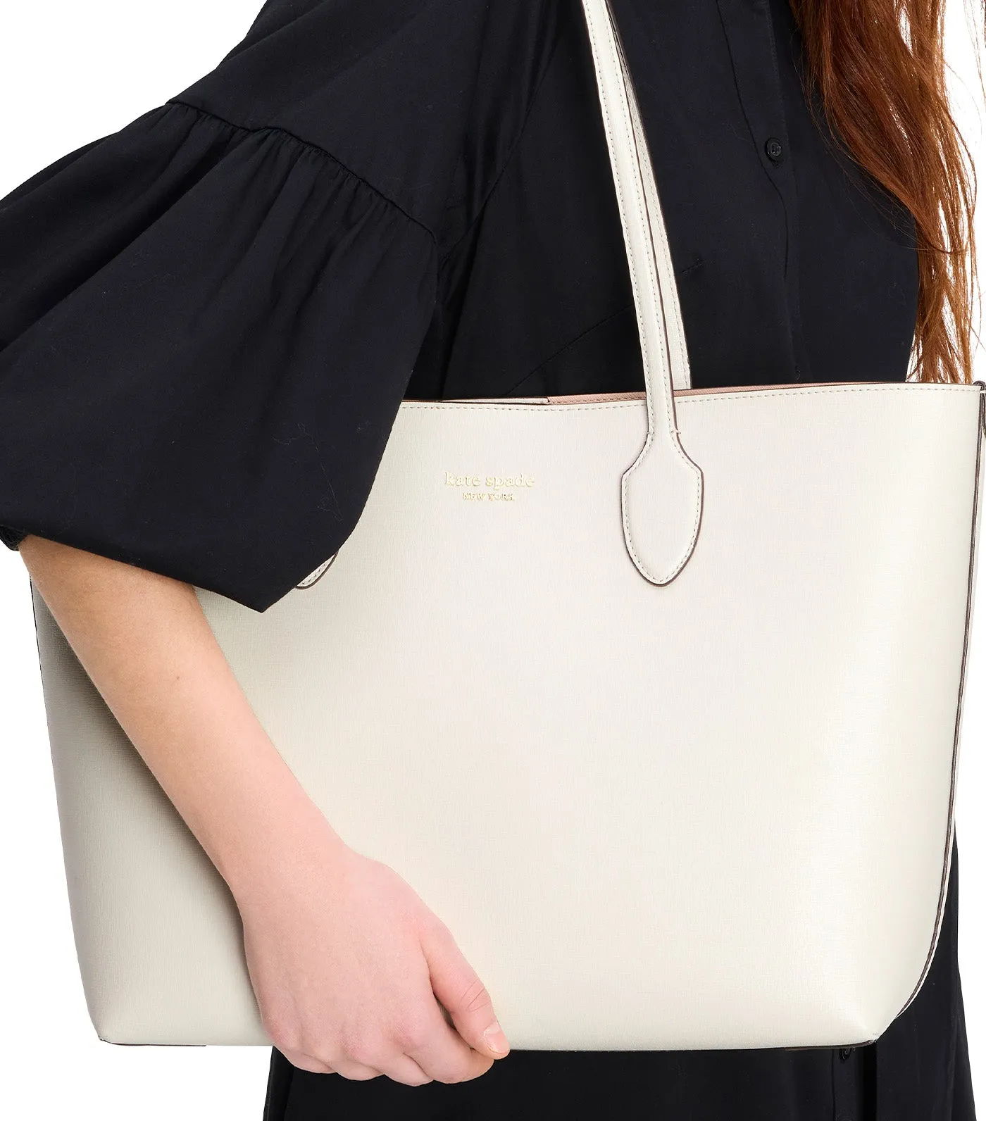 Bleecker Large Zip-top Tote - Parchment