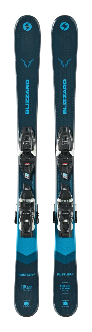 Blizzard Rustler Twin Snow Skis with Marker FDT 7.0 Bindings 2023