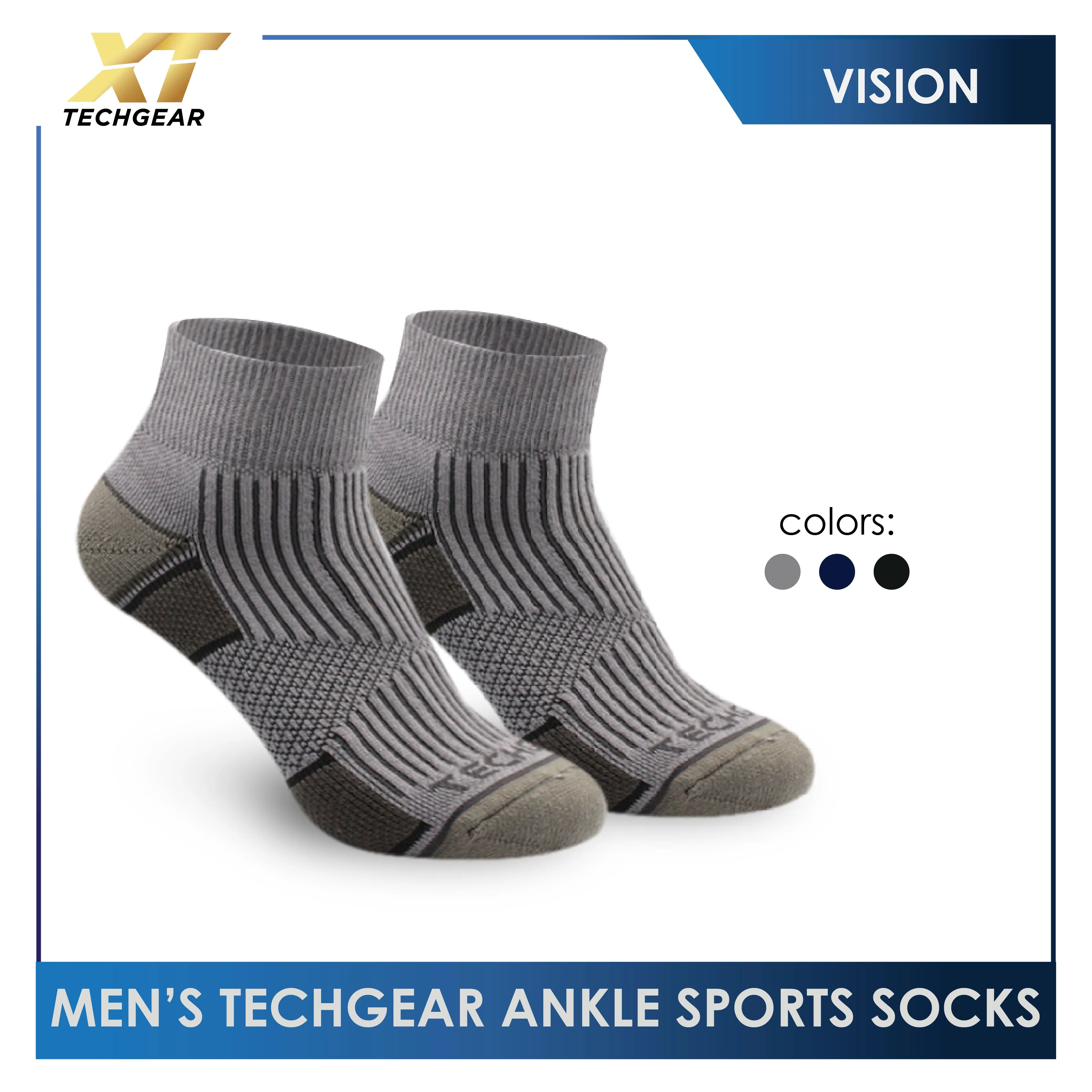 Burlington Men’s TechGear Vision Basketball Extreme Performance Ankle Socks 1 pair TGMK2306