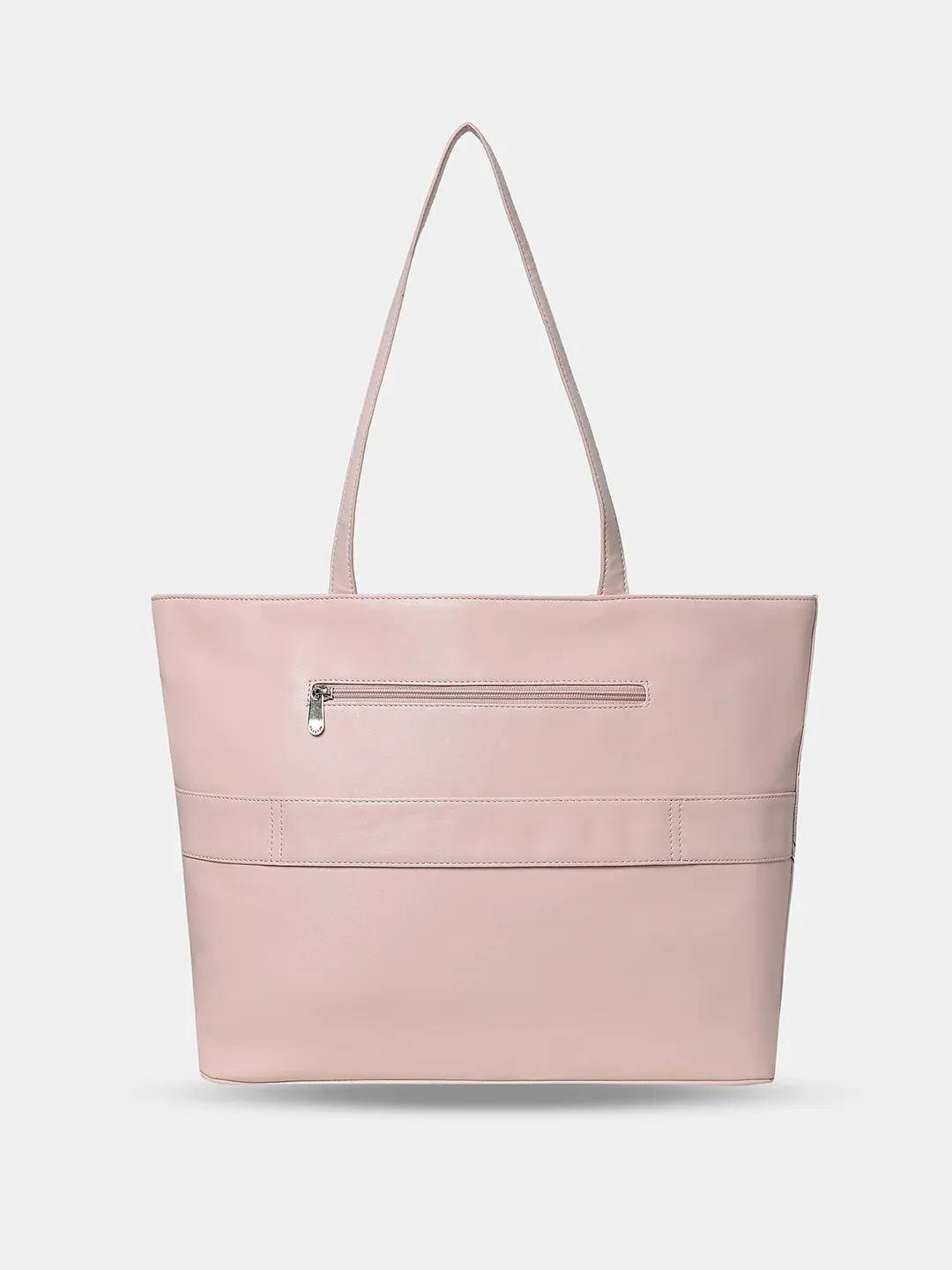 Caprese Merida Laptop Tote Large Printed Women'S Office Handbag Blush