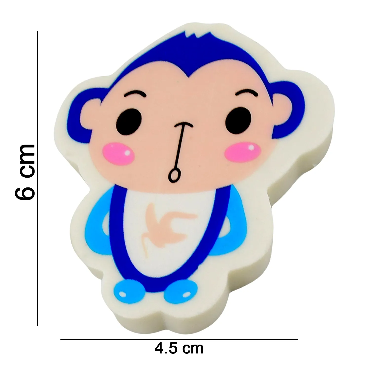 Cartoon Design Eraser in Assorted Colors (1 Pc)