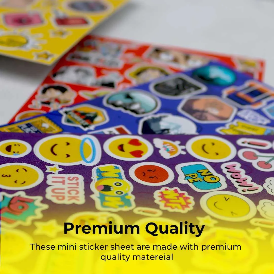 Cartoon Mini Sticker Sheet