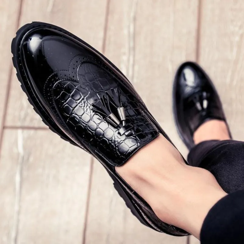 Casual Shoes Slip On Leather Loafers
