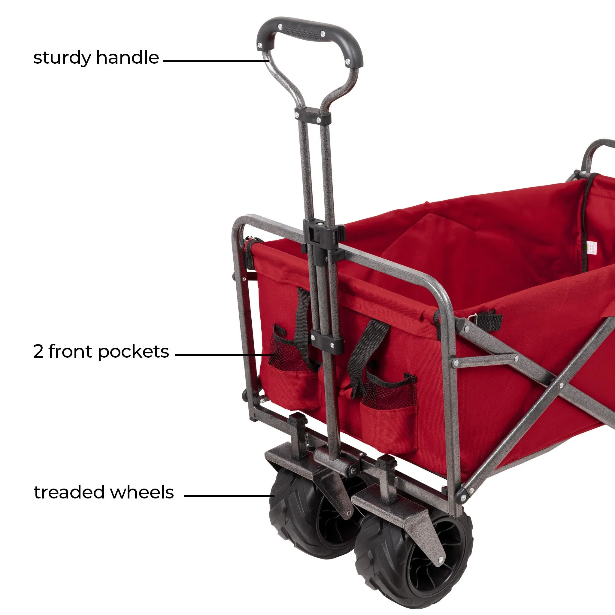Collegiate Heavy-Duty Utility Collapsible Sports Wagon