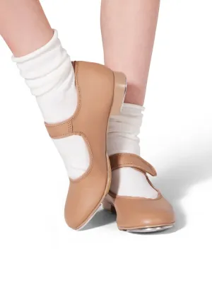 Essential Tap Shoe - Child Black Caramel