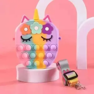 fashion street fs Pop It Fidget Toy Shoulder Bag