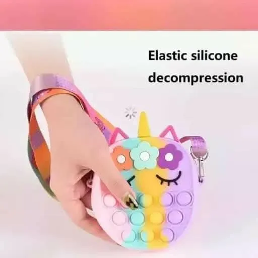fashion street fs Pop It Fidget Toy Shoulder Bag