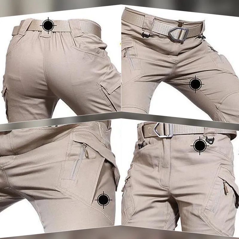 Fliwos 🏅 Multi-Pocket Tactical Pants/Waterproof/Abrasion-Resistant
