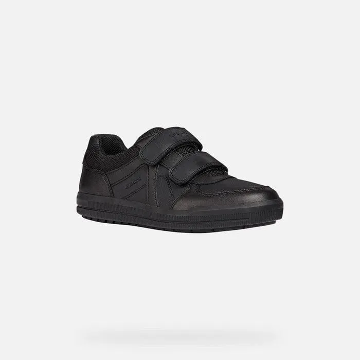 GEOX J Arzach Boys Uniform Shoes Black