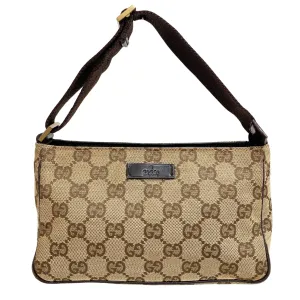 GG Canvas Pochette Belt Strap Shoulder Bag