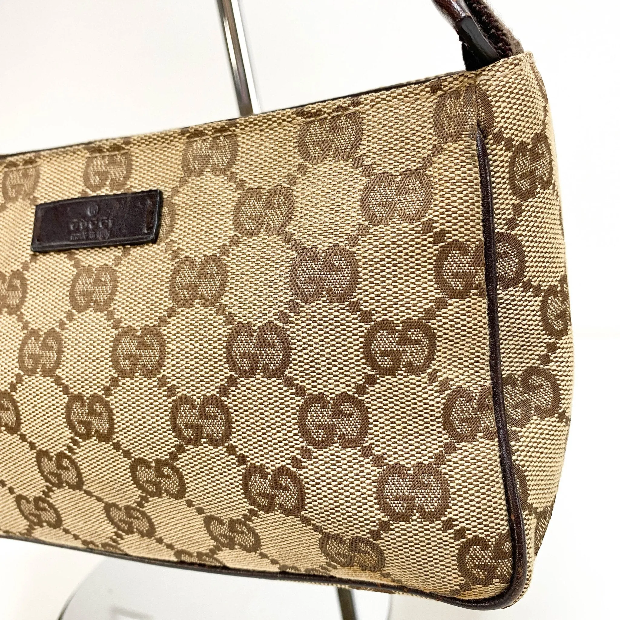 GG Canvas Pochette Belt Strap Shoulder Bag