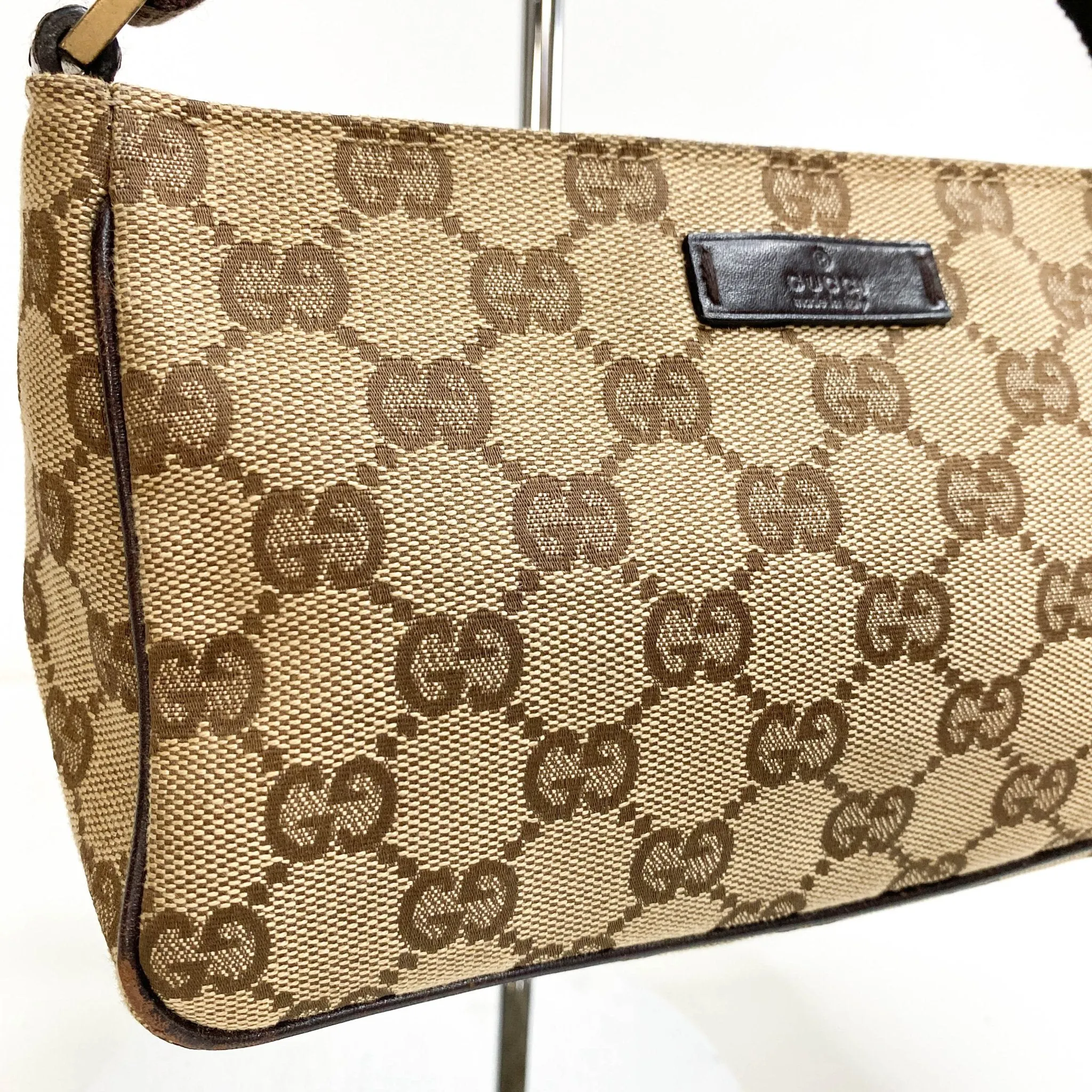 GG Canvas Pochette Belt Strap Shoulder Bag