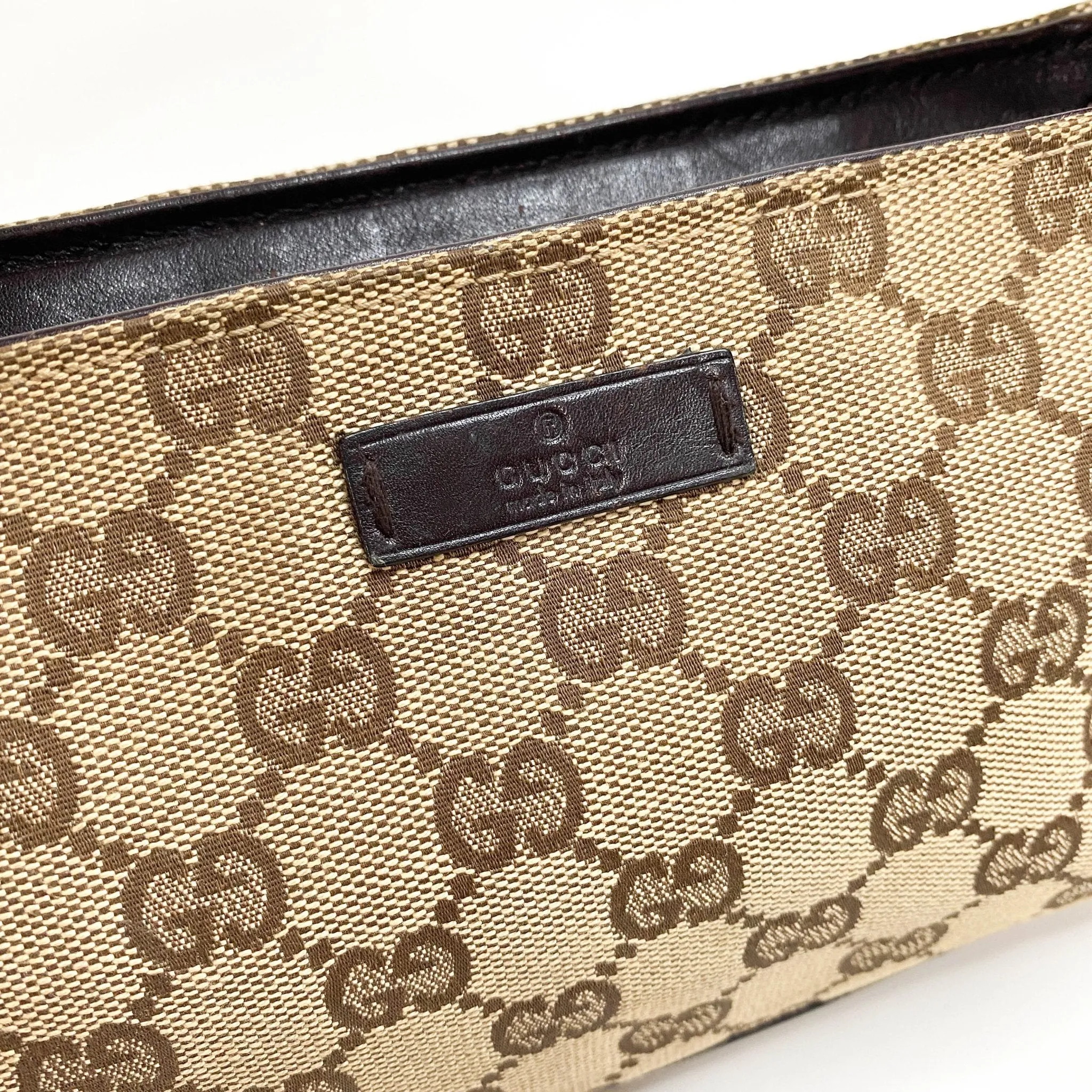 GG Canvas Pochette Belt Strap Shoulder Bag