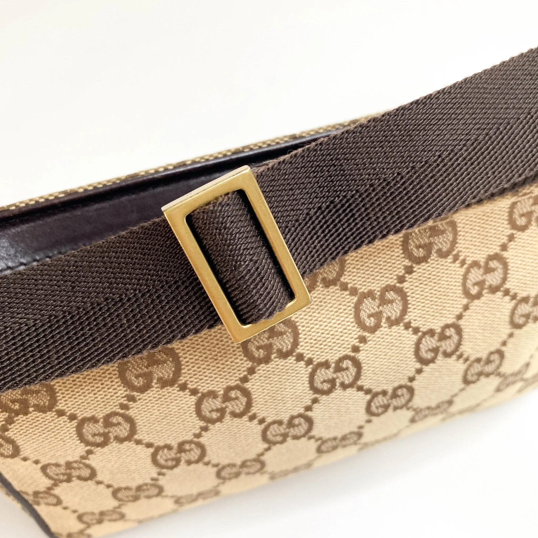 GG Canvas Pochette Belt Strap Shoulder Bag