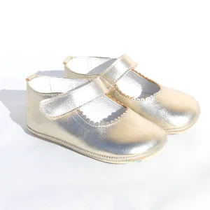 Gold Leather Mary Jane Pre-Walker