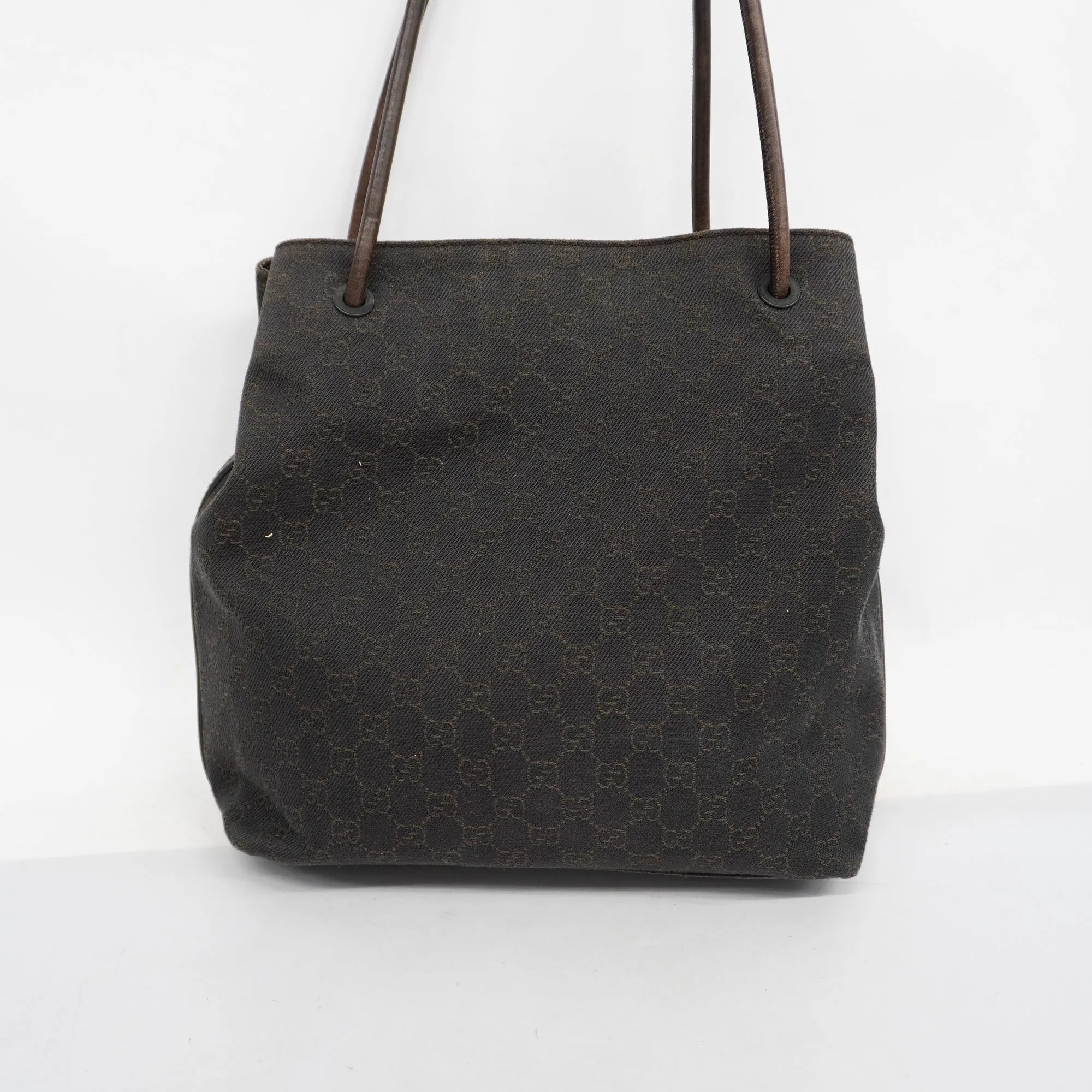 GUCCI  GG Canvas Tote Bag 101341 Women's GG Canvas,Leather