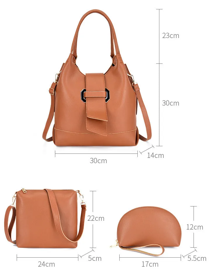 H1807 - Women's Fashion 3Pc Bag