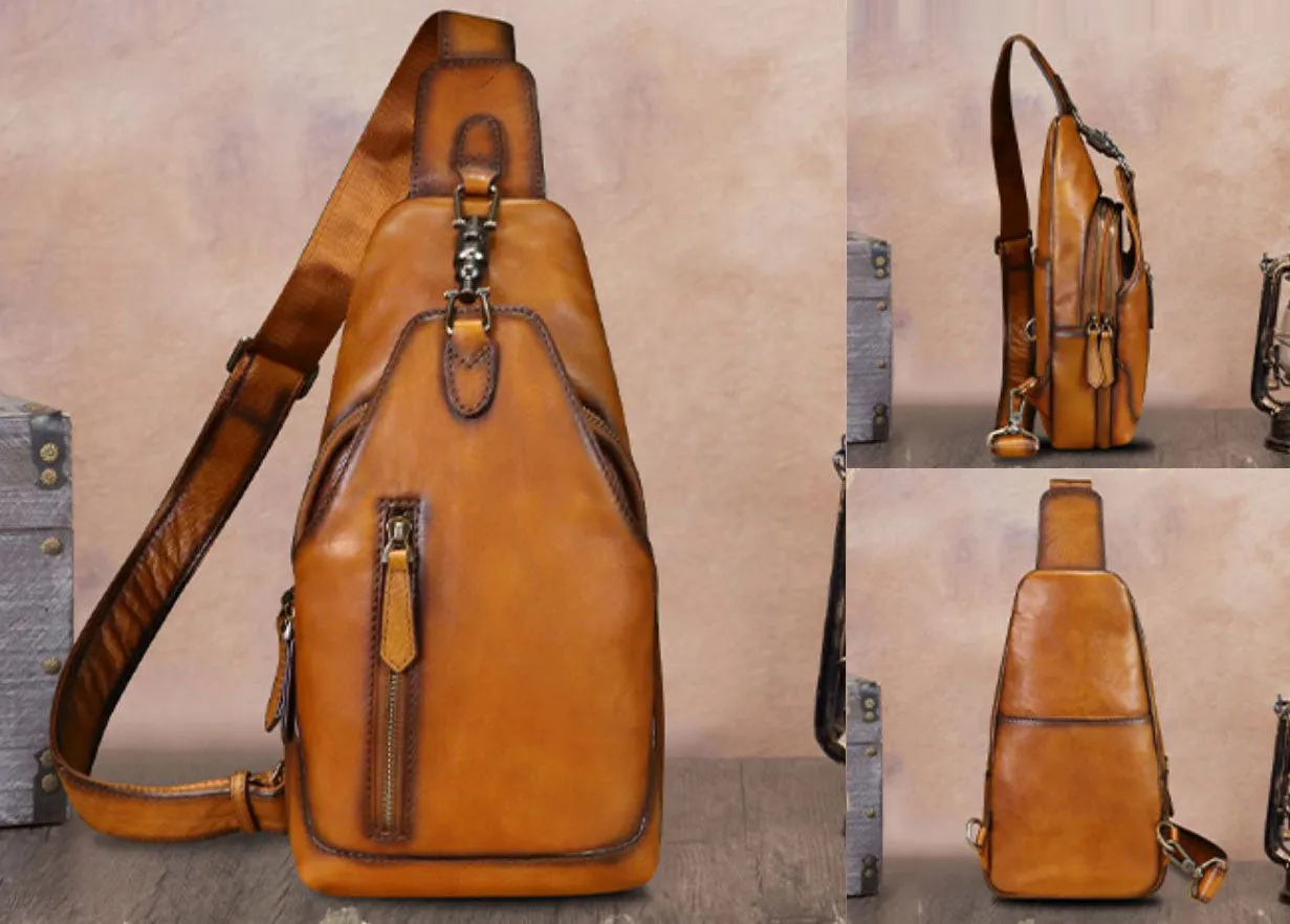 Handmade Womens Crossbody Chest Bag Crossbody Sling Bag For Ladies