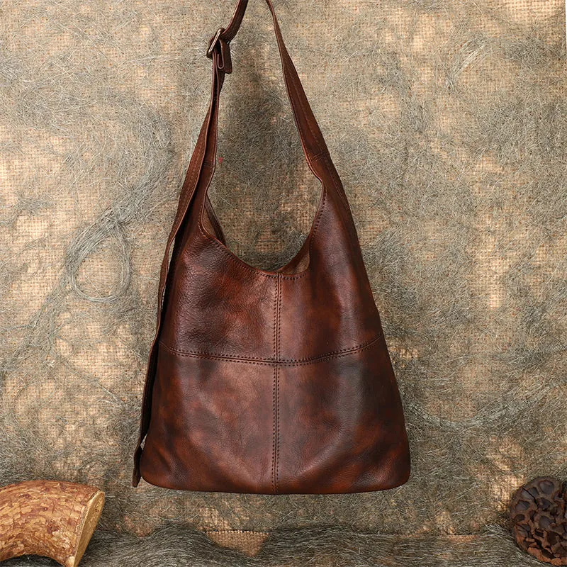 Hobo Womens Genuine Leather Tote Bag Shoulder Handbags For Women