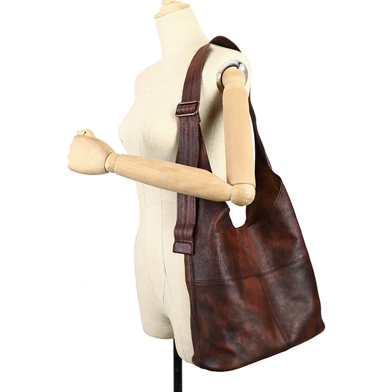 Hobo Womens Genuine Leather Tote Bag Shoulder Handbags For Women