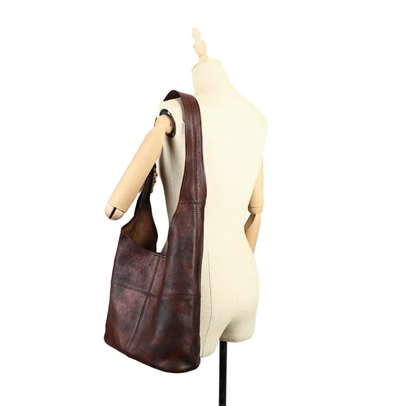 Hobo Womens Genuine Leather Tote Bag Shoulder Handbags For Women
