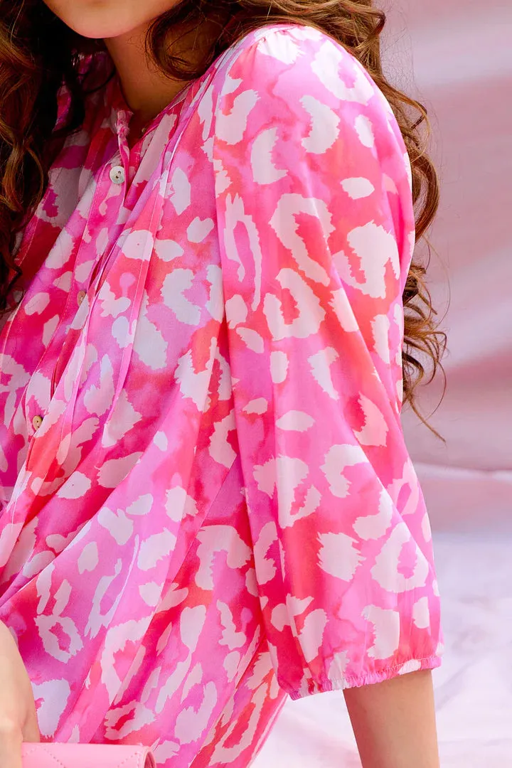 Imogene Sh. Dress - Pink Mix