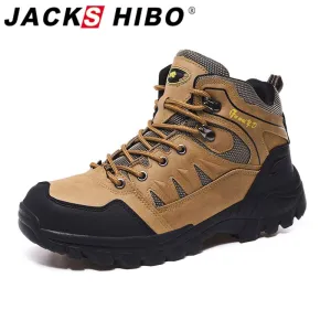 Jackshibo Men's Outdoor Hiking Shoes Mountaineer Climbing Sneakers