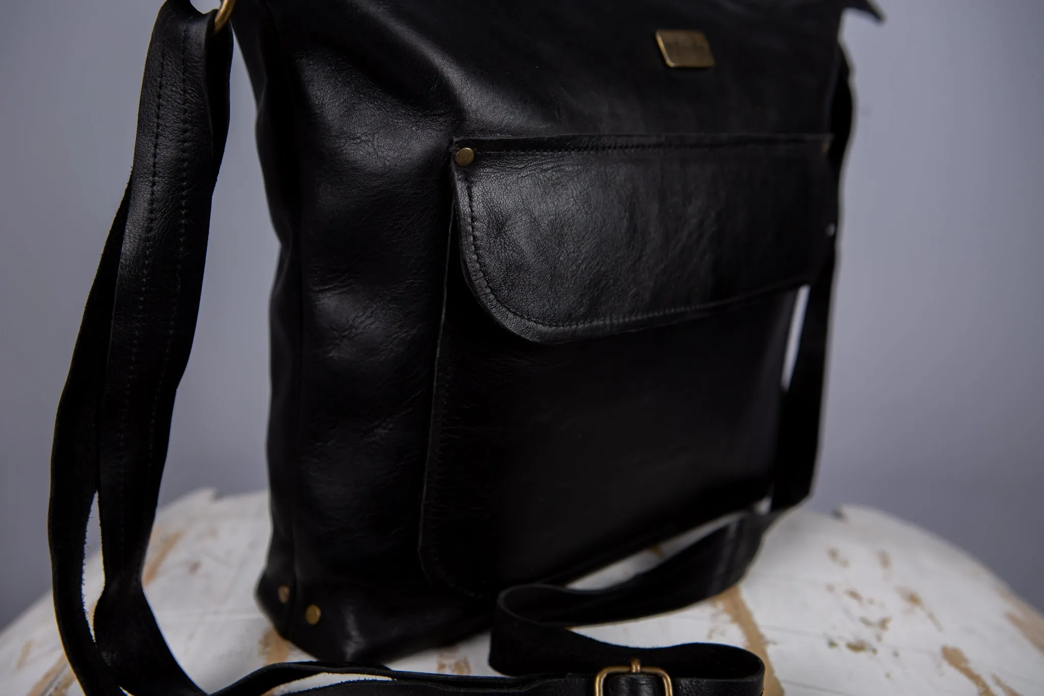 Janine with pocket - Black