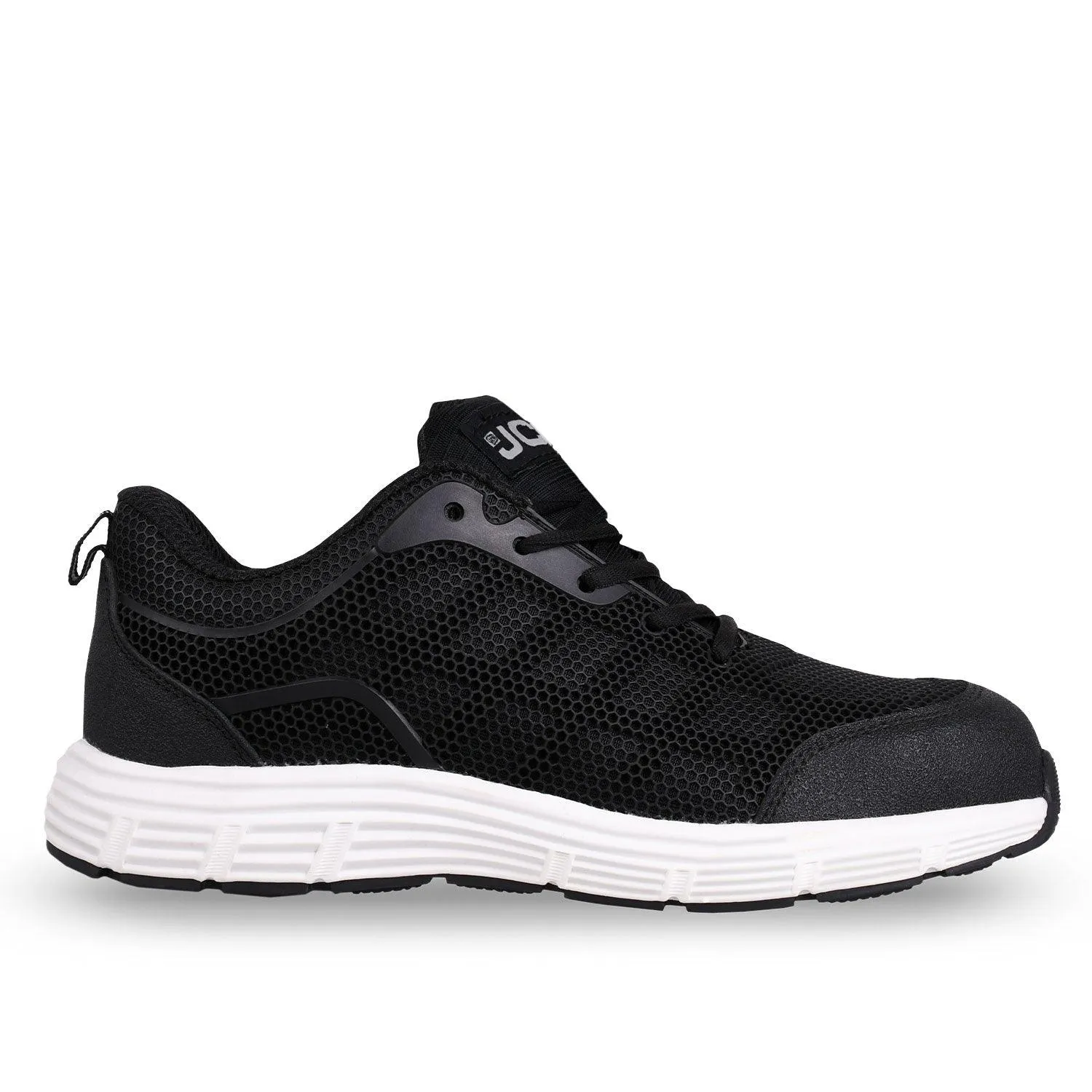 JCB Jogger Black/White Shoe Steel Toe
