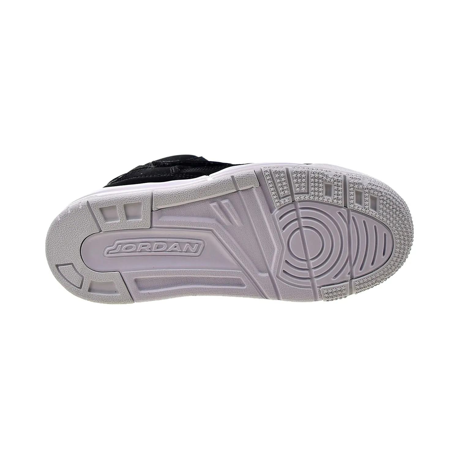 Jordan Flight 45 High Little Kids' Shoes Black-White-Rose Gold