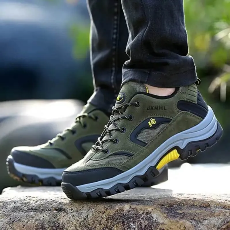 JXMHL Outdoor Waterproof Non-Slip Hiking Shoes for Trekking & Climbing