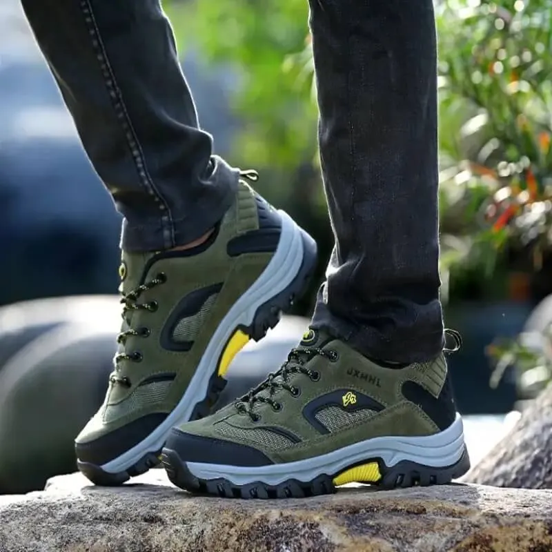 JXMHL Outdoor Waterproof Non-Slip Hiking Shoes for Trekking & Climbing