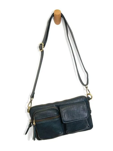 Kendra Cargo Pocket Sling / Crossbody Bag - L8185-00  -  Women  BLACK