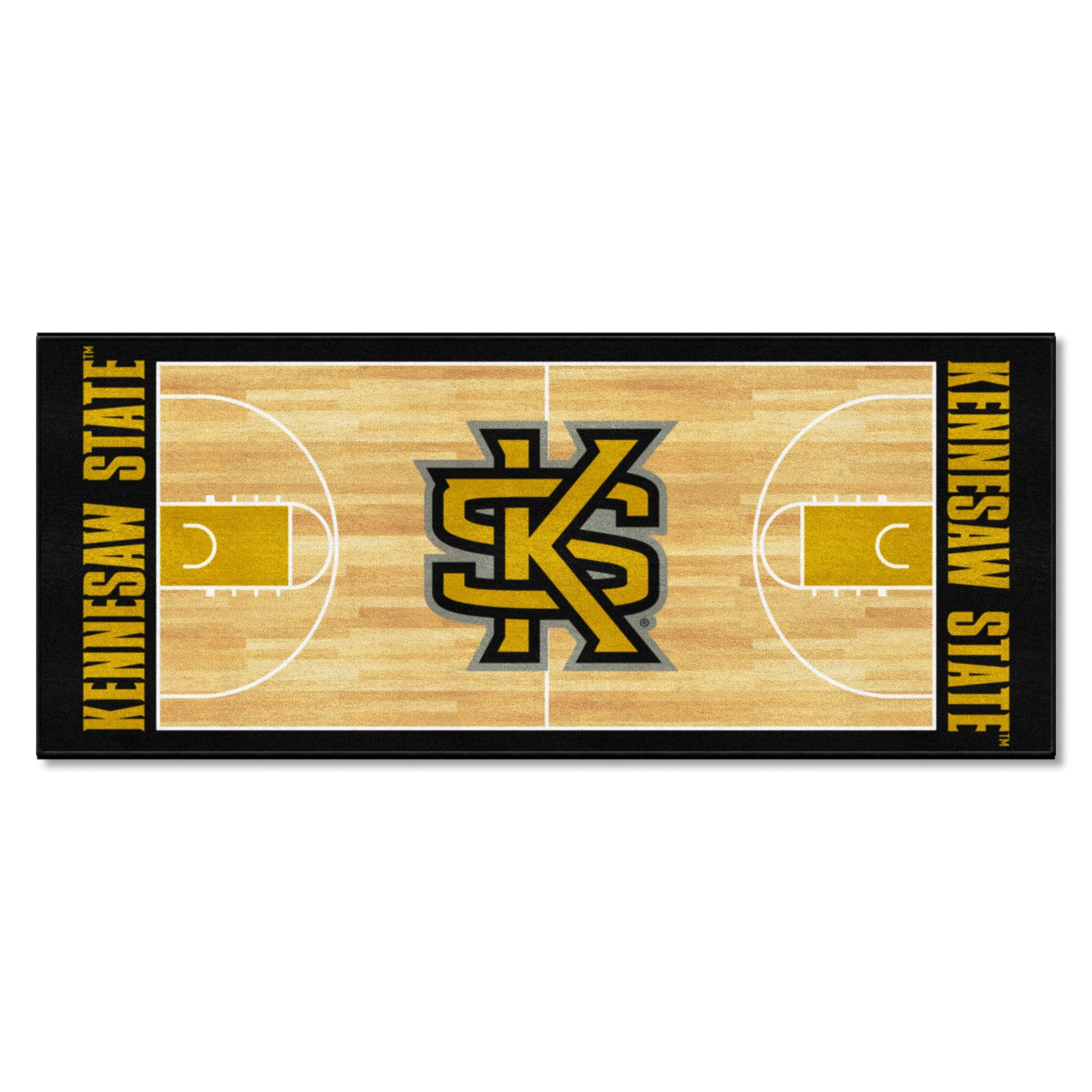 Kennesaw State Owls Court Runner Rug - 30in. x 72in.