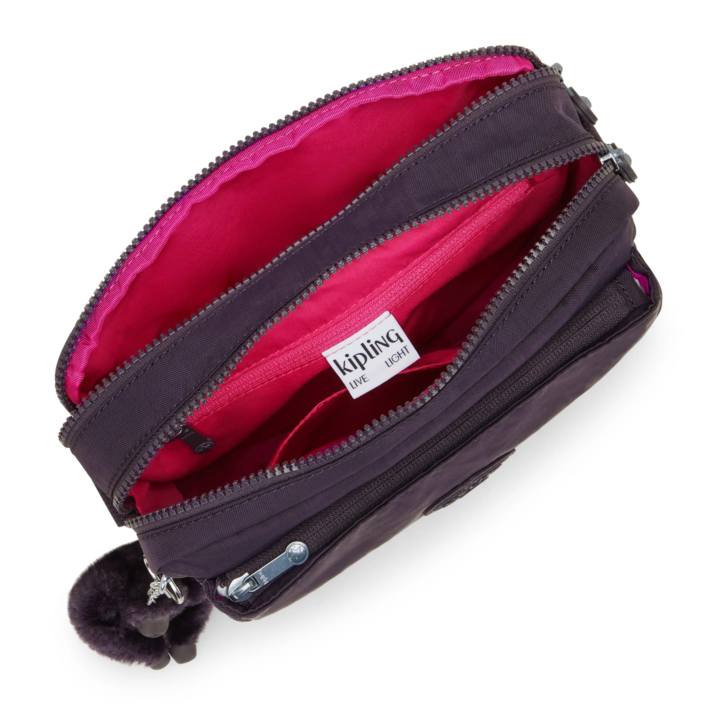 Kipling Abanu M Ultimate Plum Medium Crossbody I7076-67U