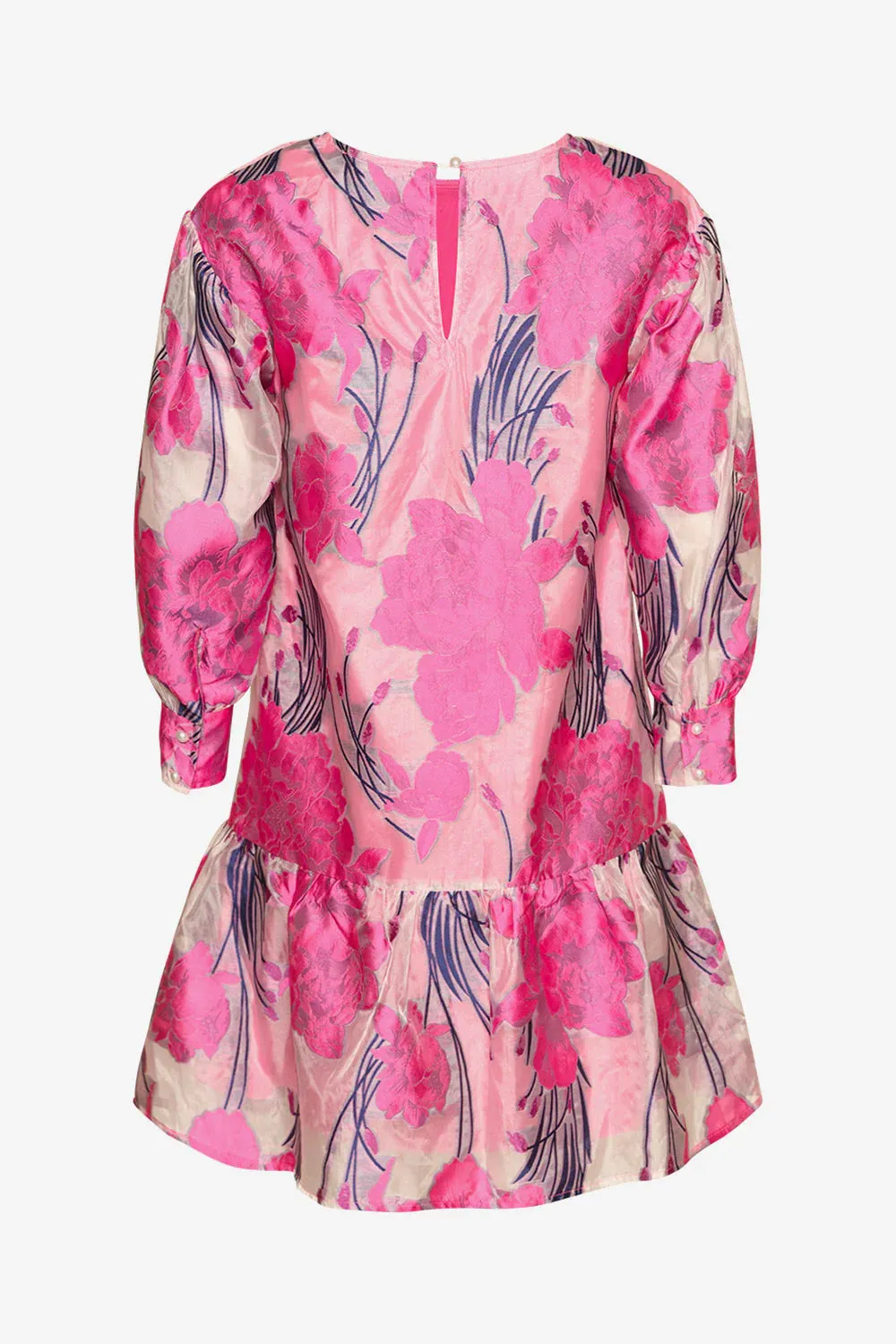 Kylie Short Dress - Dark Pink