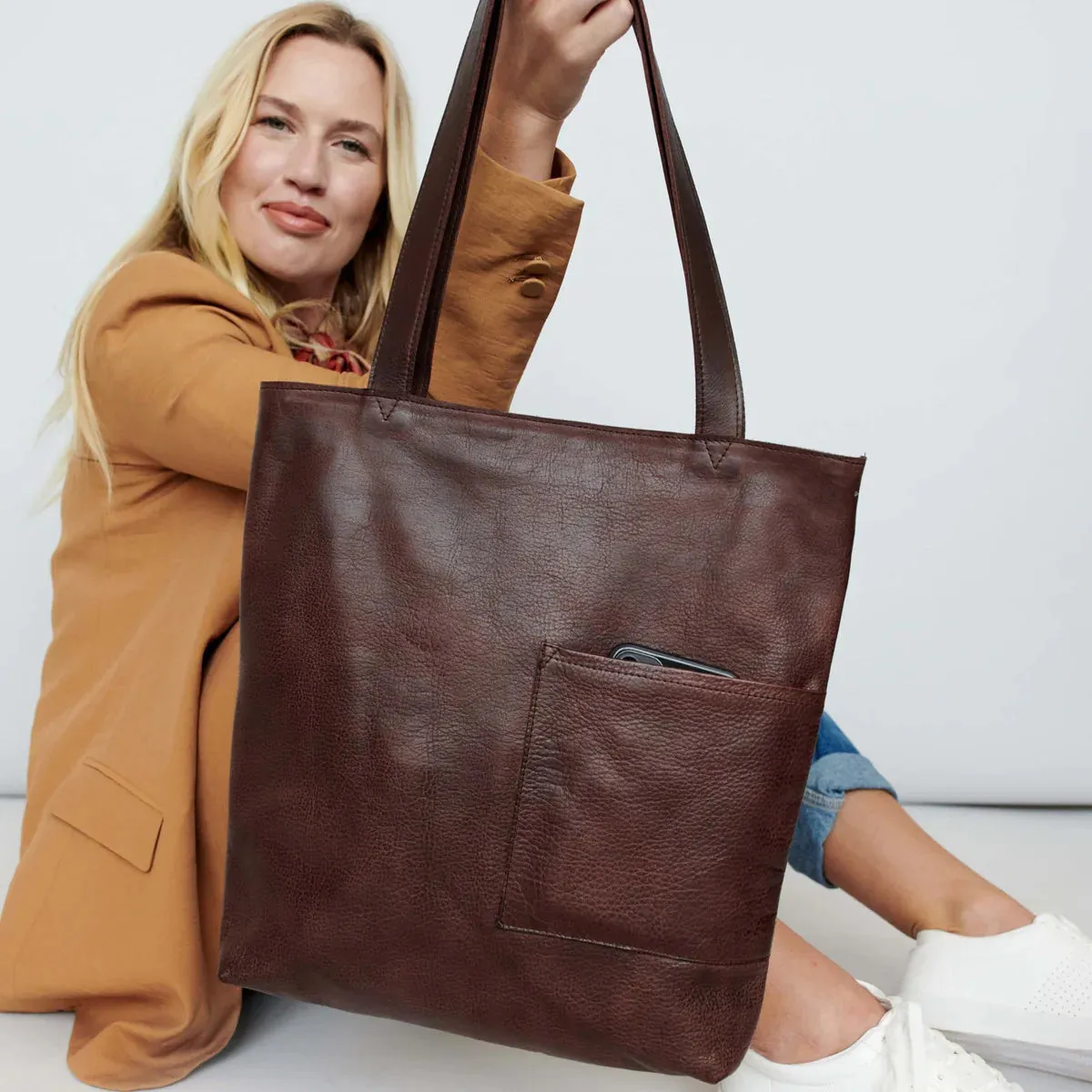 LATICO LEON TOTE SHOULDER BAG BLACK