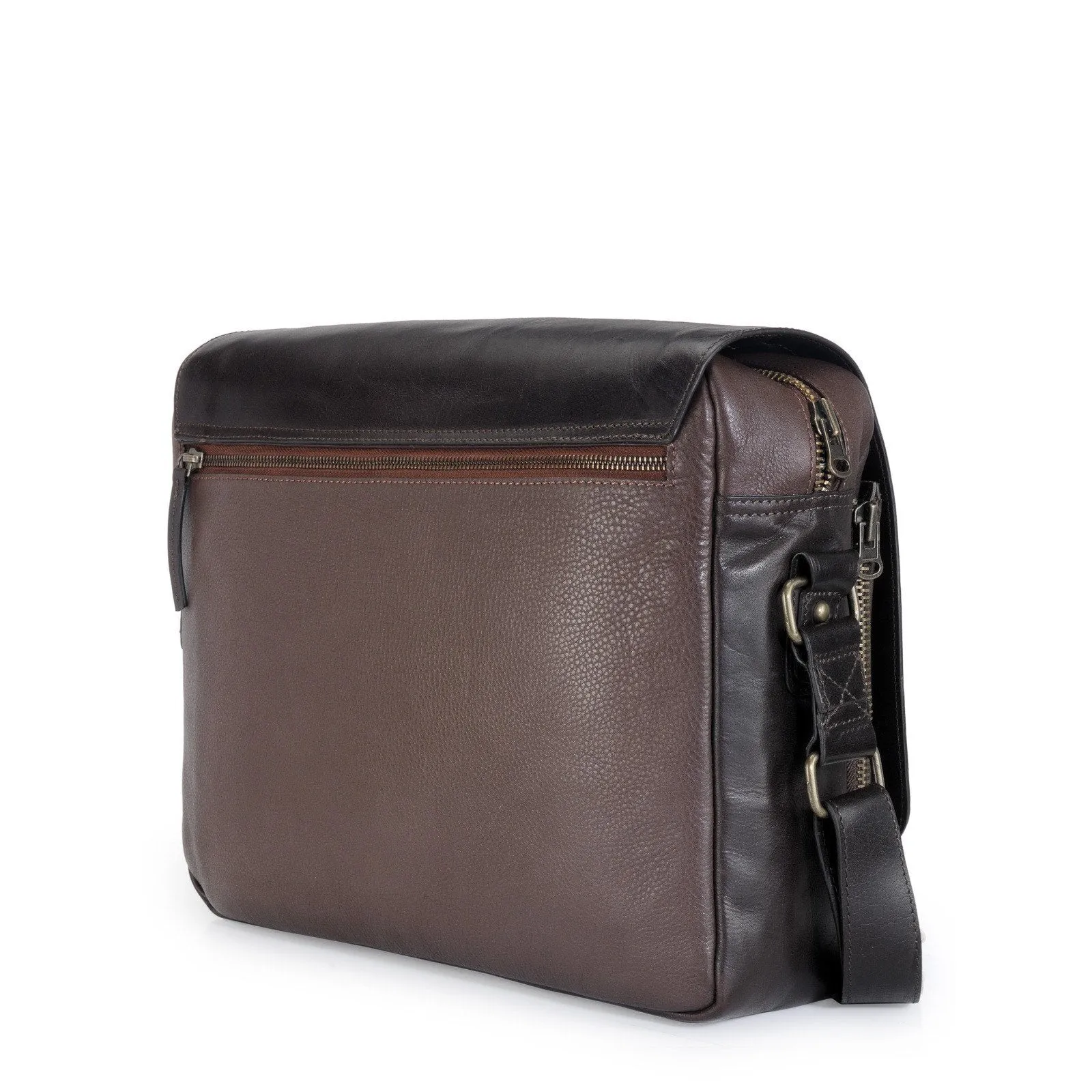 Leather Messenger Bag - PR1133