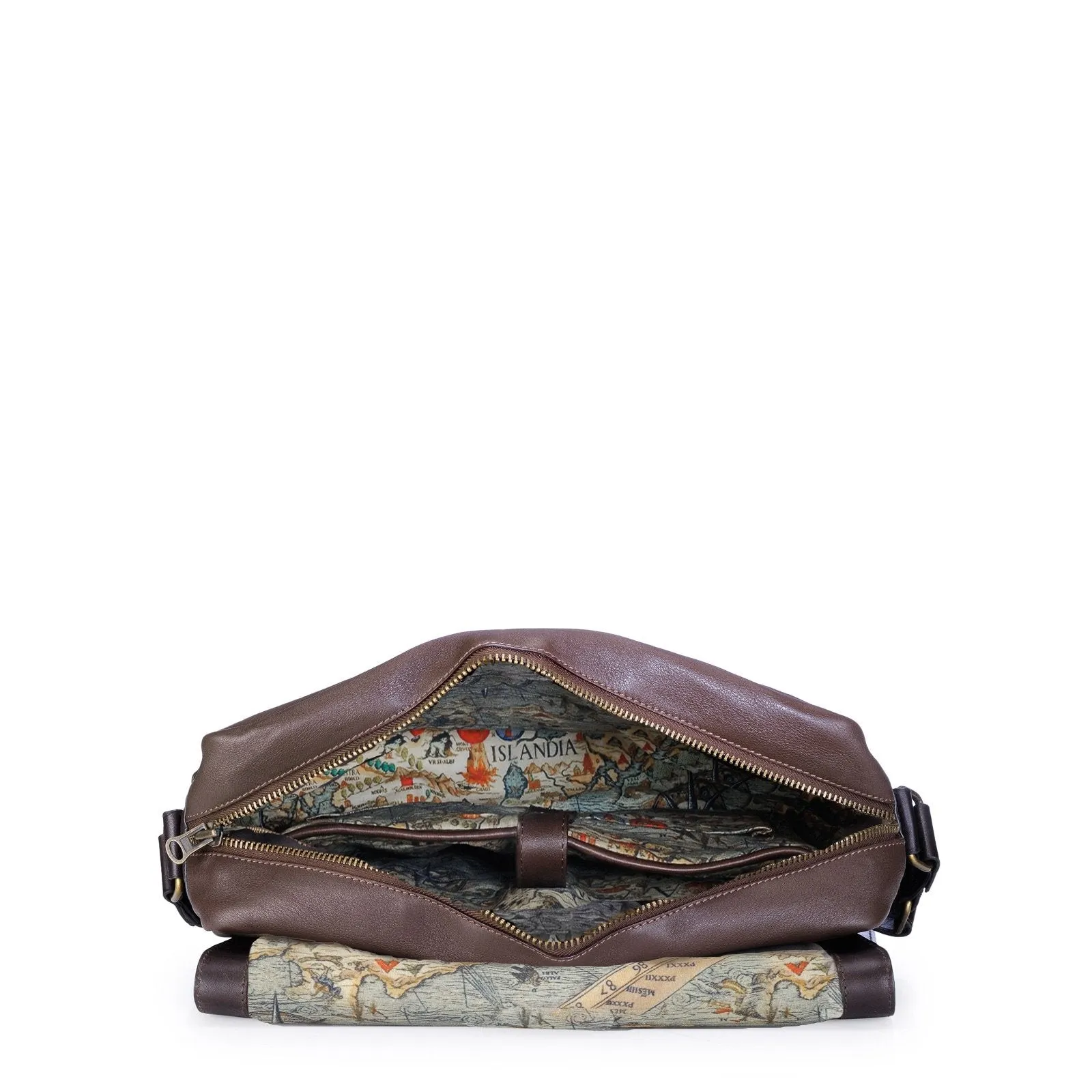Leather Messenger Bag - PR1133