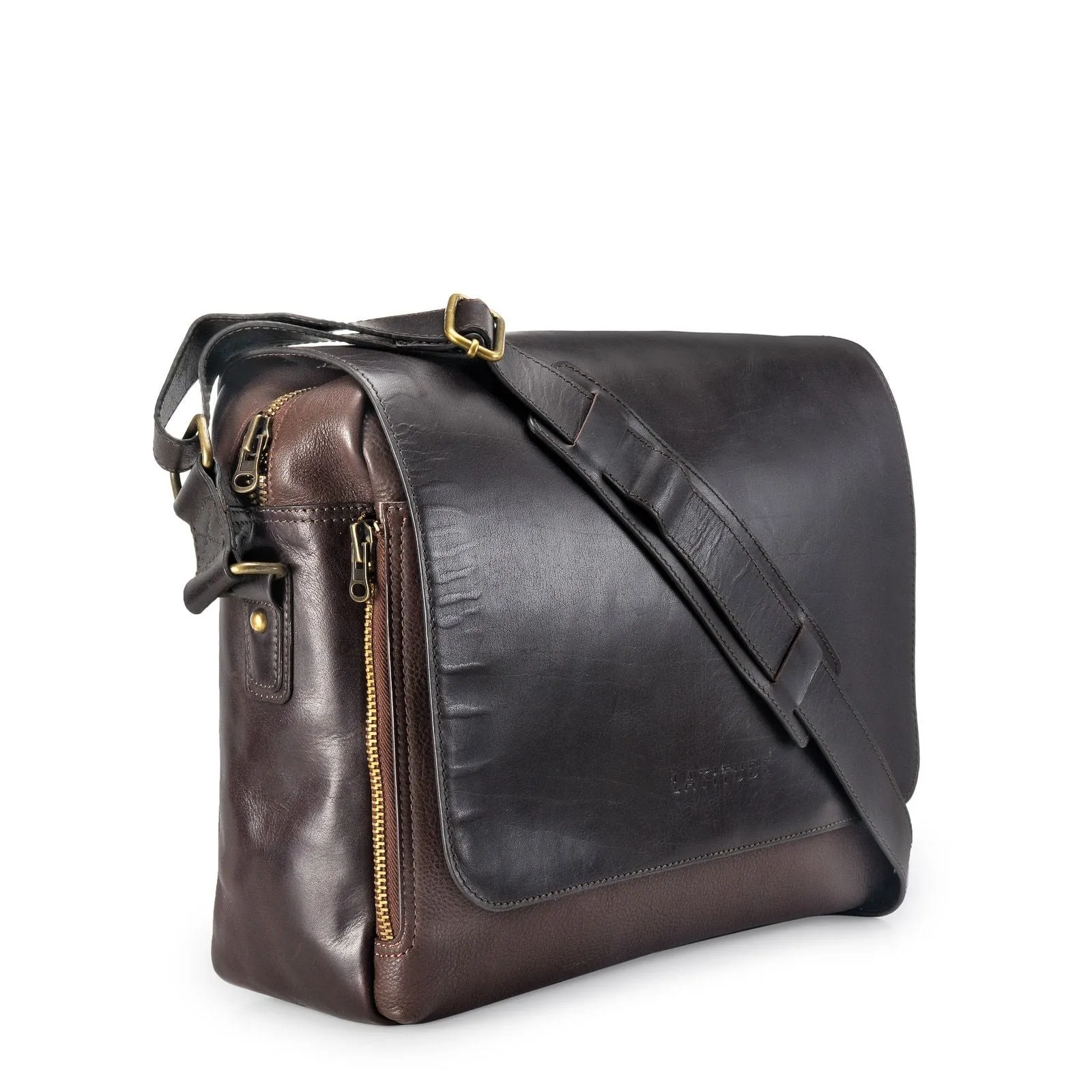 Leather Messenger Bag - PR1133
