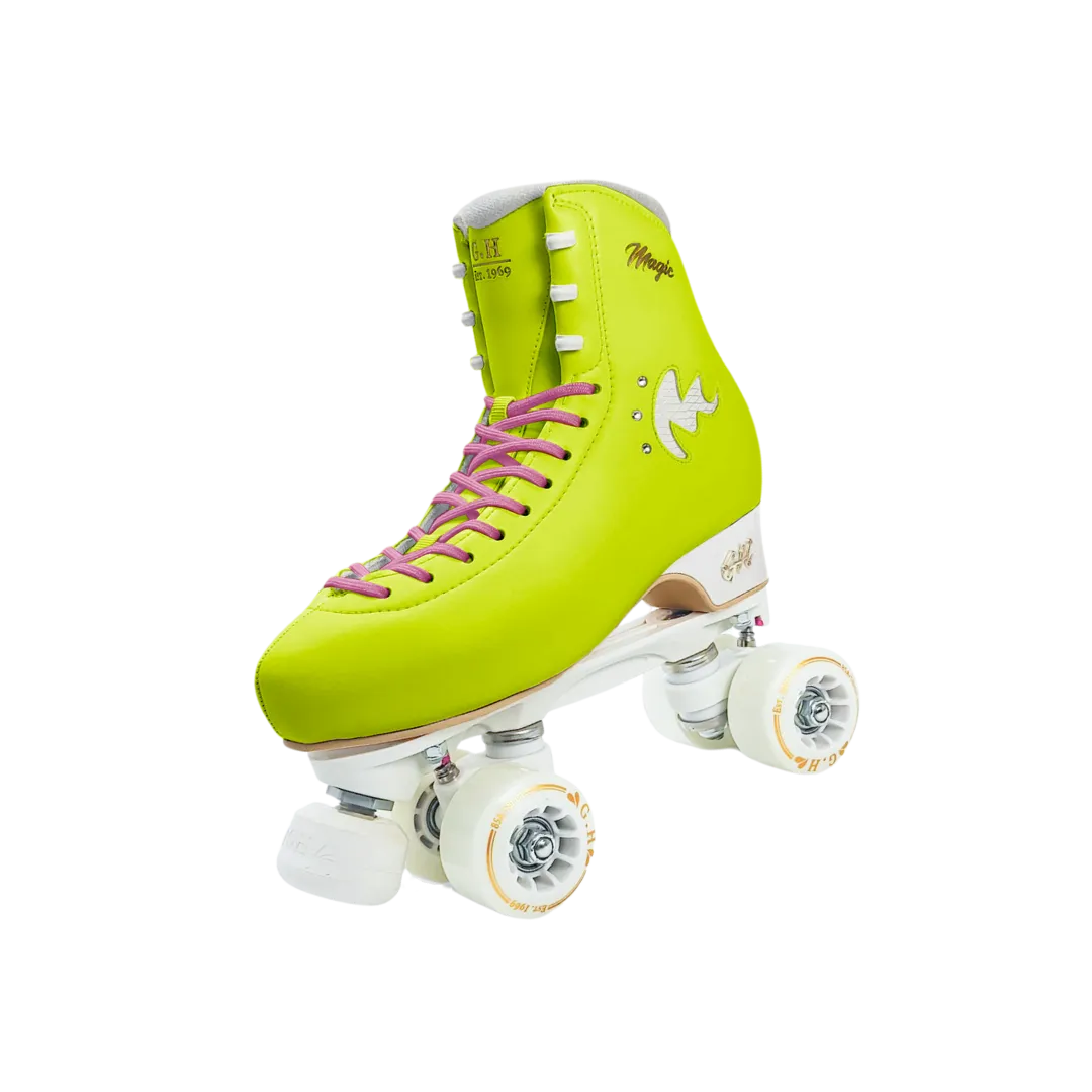 Magic Quad Roller Skates (vegan leather）